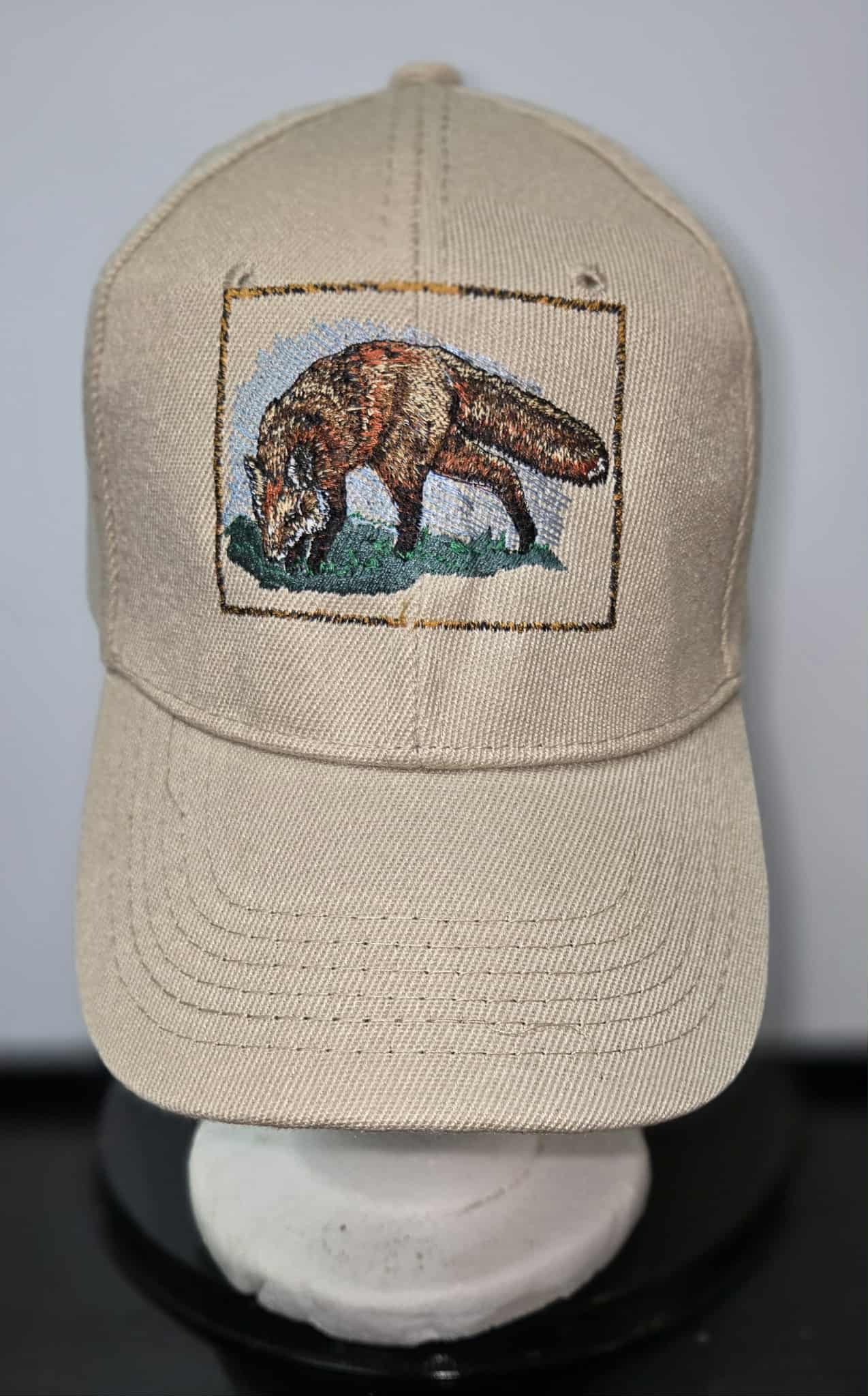 Embroidered Standing Fox Hat