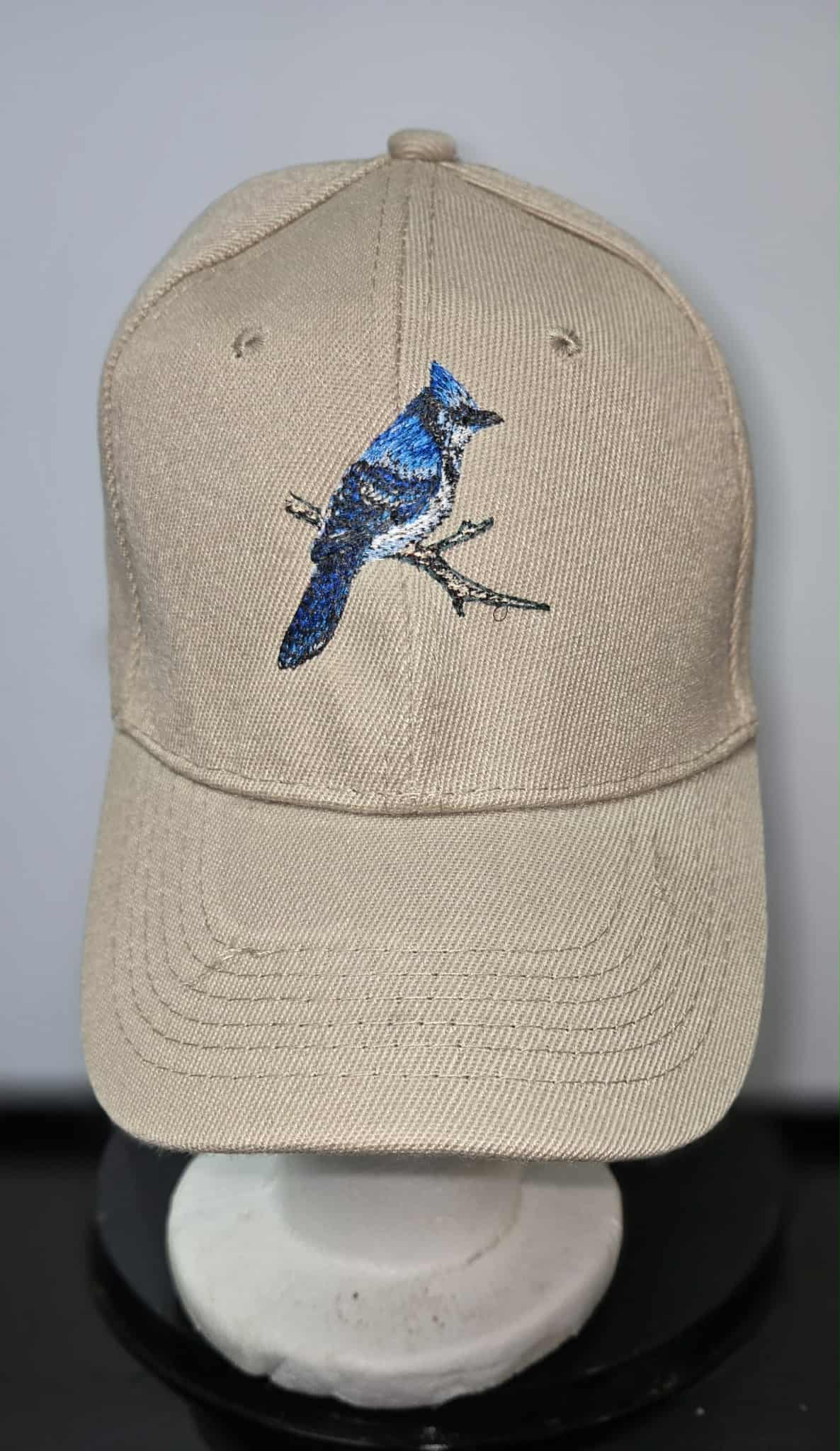 Embroidered Hat Blue Jay