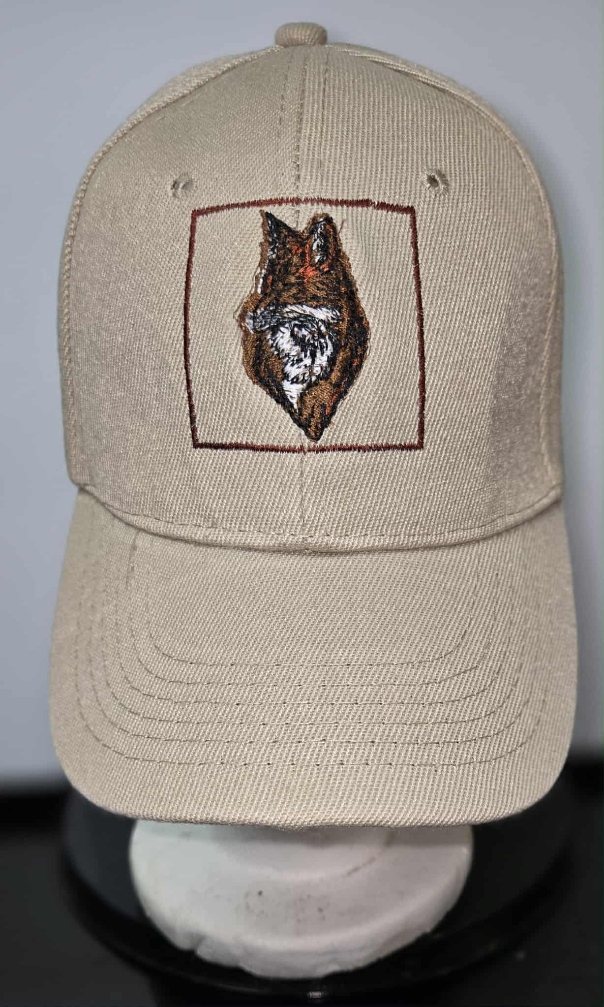 Embroidered Hat Fox Head