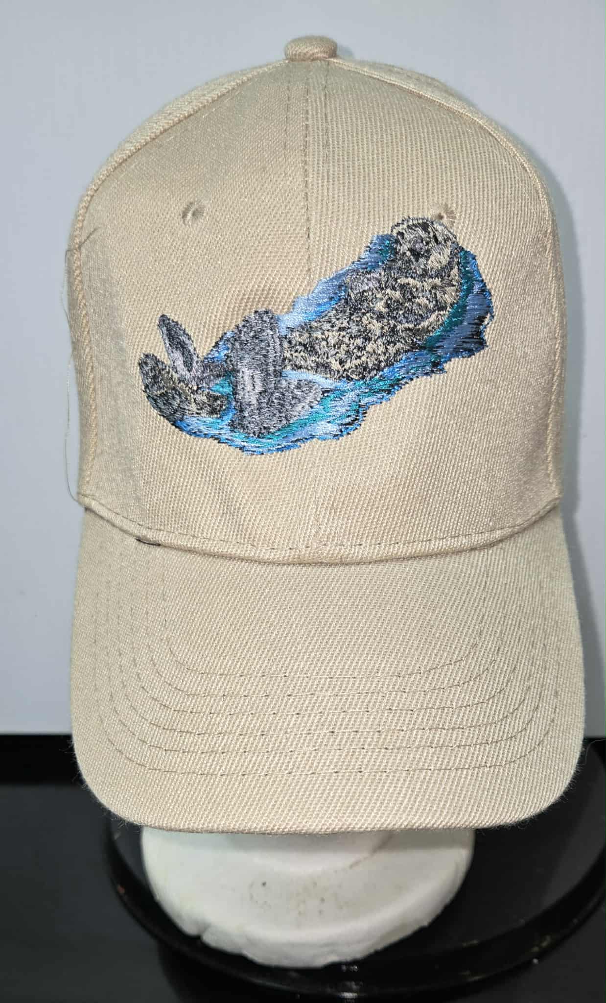 Embroidered Hat Otter