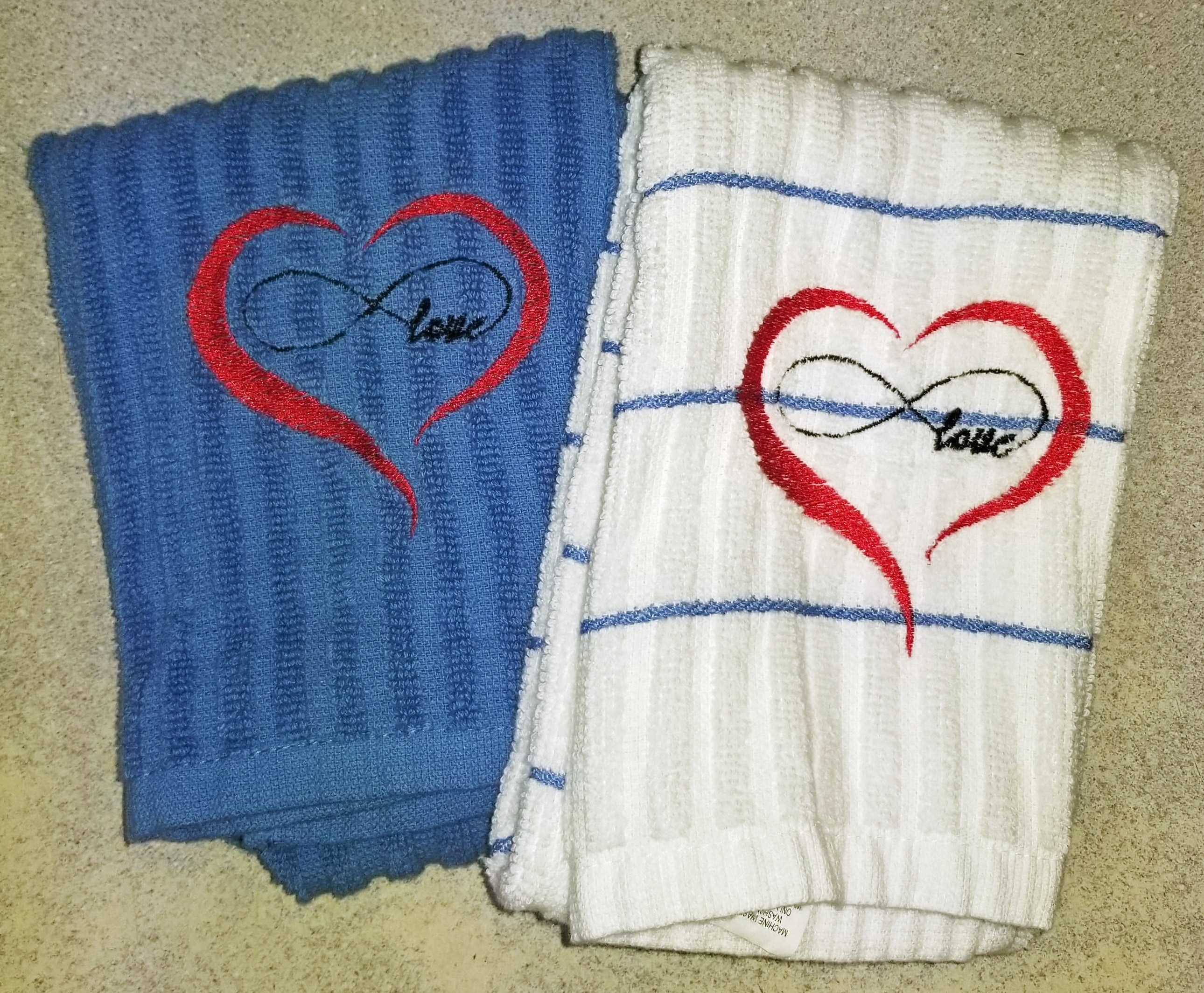 Infinite Love Kitchen Towel Set