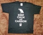 "Keep Calm and Carrion" Adult Graphic Tee