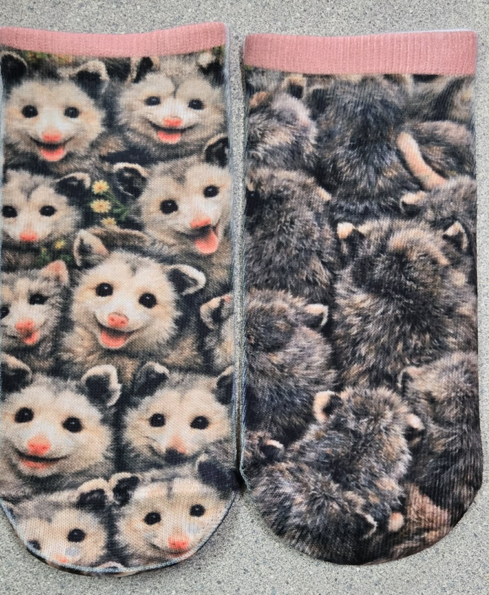 Opossum Ankle Socks