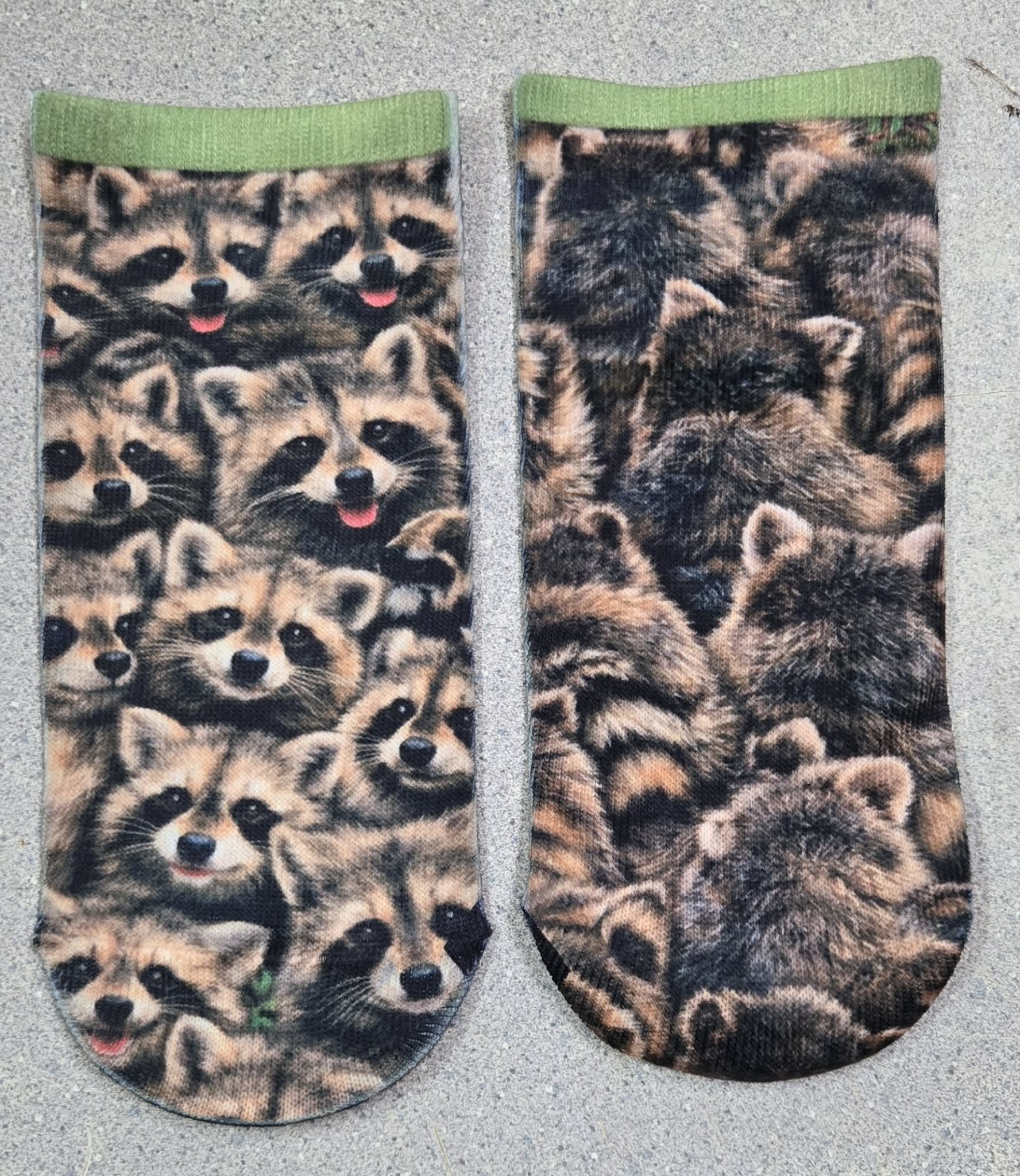 Raccoon Ankle Socks