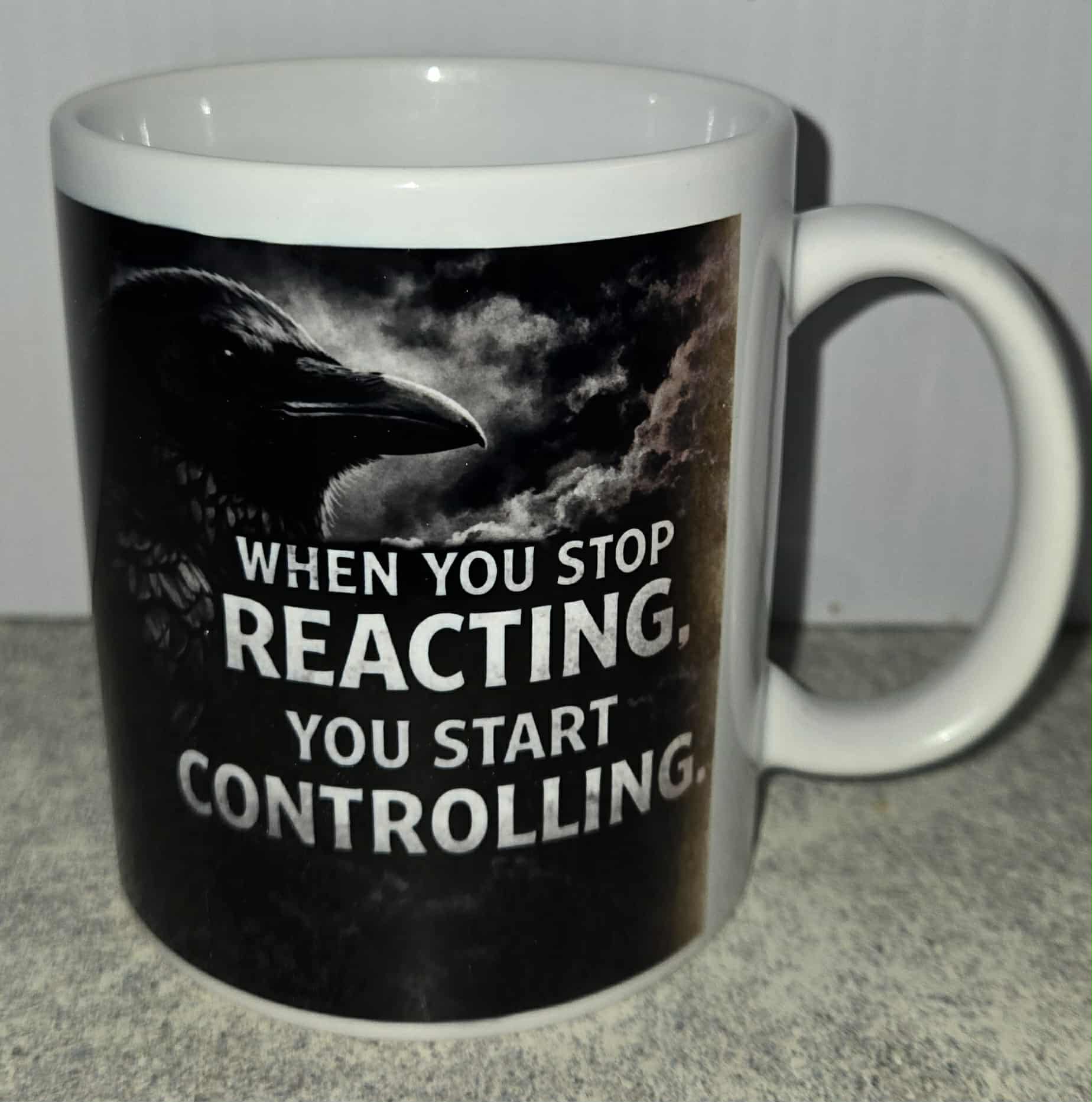 Stop Reacting Mug