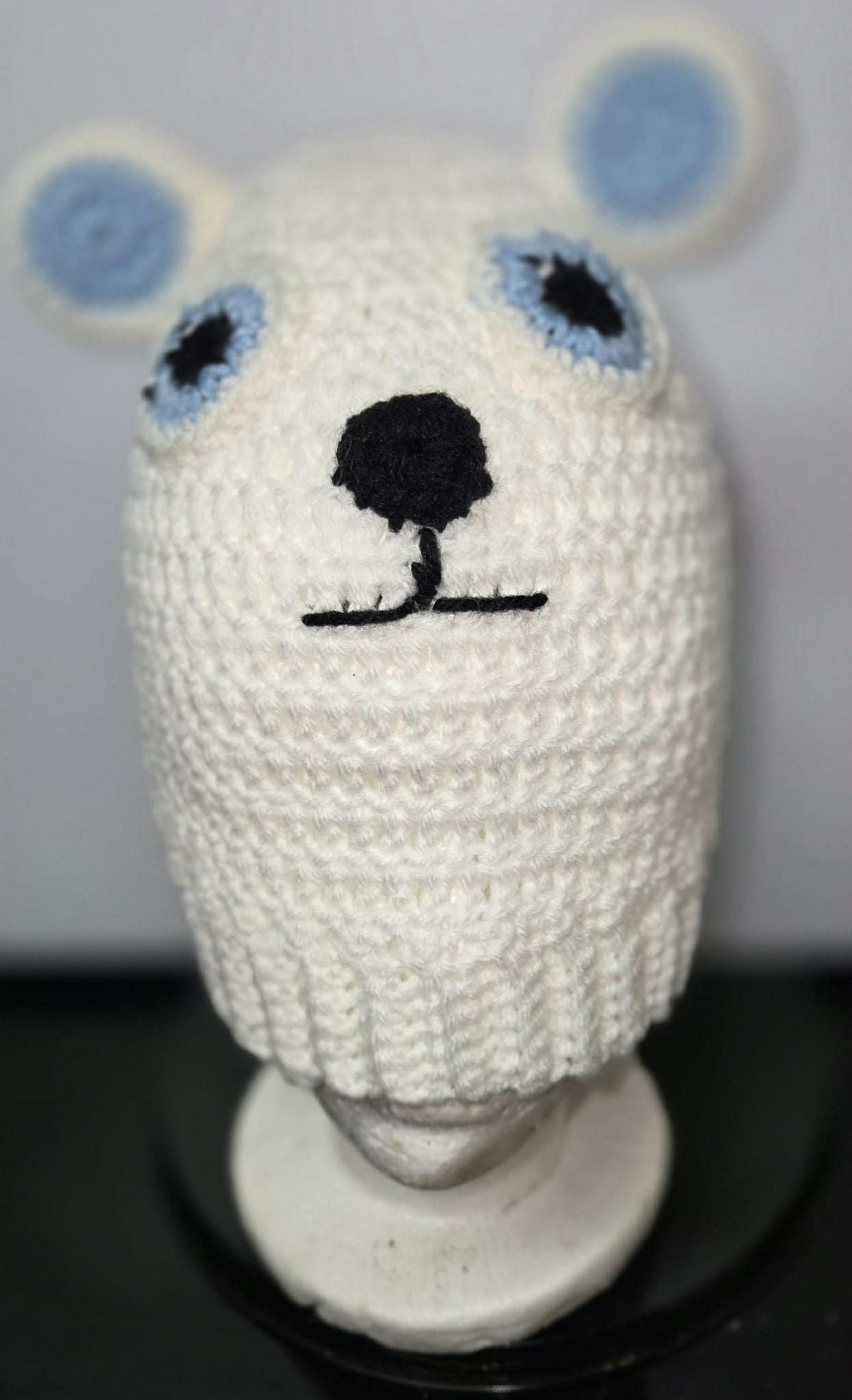Crochet Polar Bear Hat